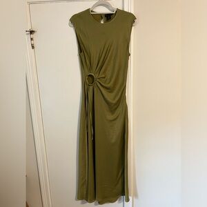 House of Harlow 1960 Olive Keyhole Maxi Dress